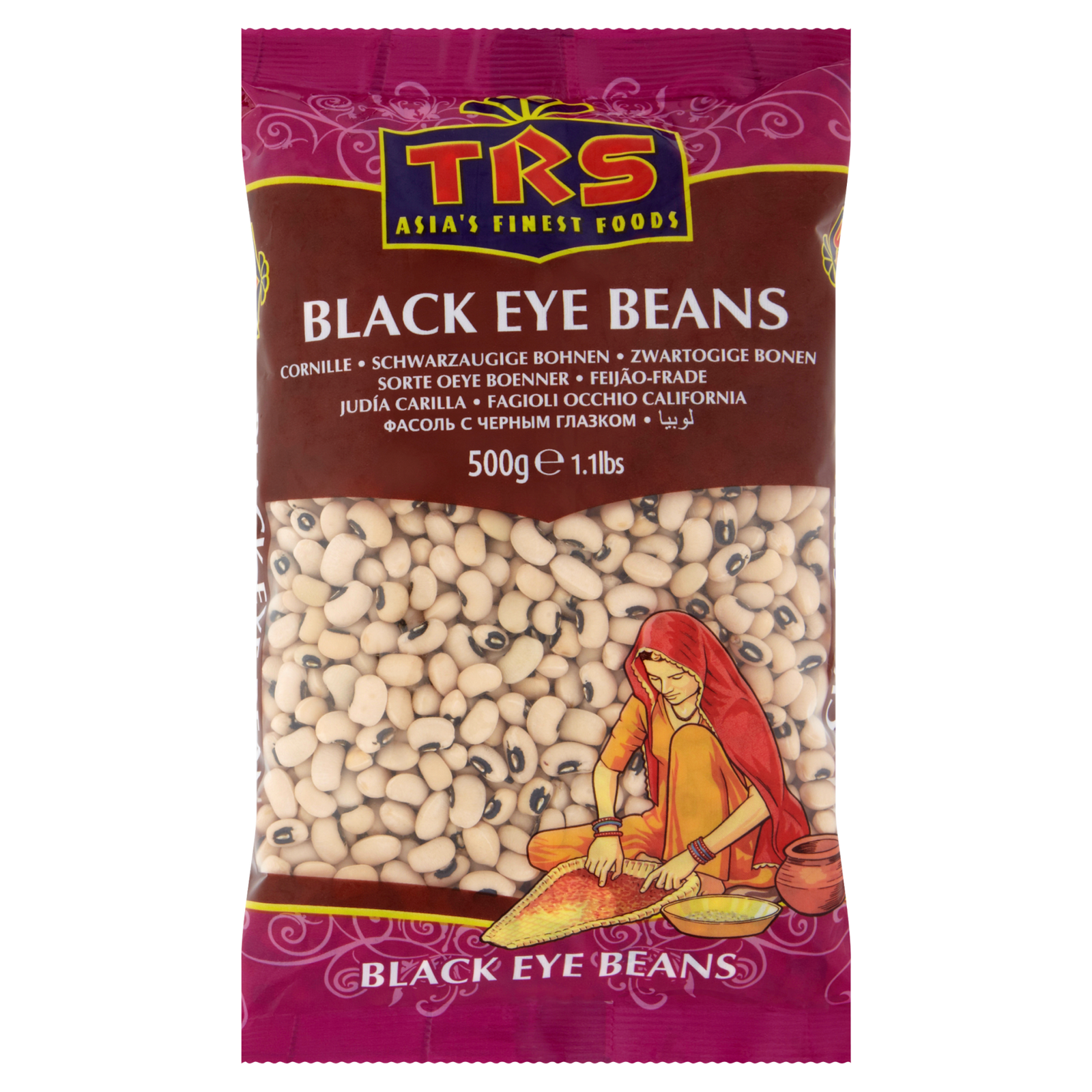 Black Eye Beans, Nuts & Pulses-Trs 500Gx20 - Image 1